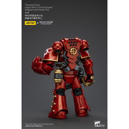 JoyToy Space Marines - Mille figli - Sergente della squadra tattica Legion MK IV con pugno di potere