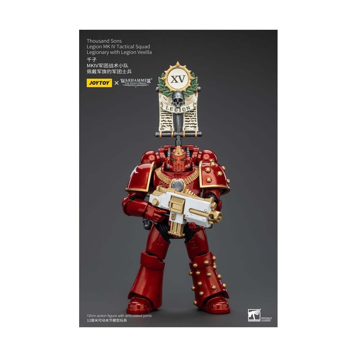 JoyToy Space Marines - Thousand sons - Legione MK IV Squadra tattica Legionaria con Legione Vexilla
