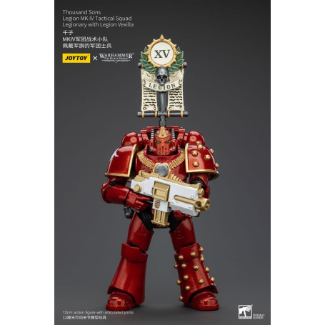 JoyToy Space Marines - Thousand sons - Legione MK IV Squadra tattica Legionaria con Legione Vexilla