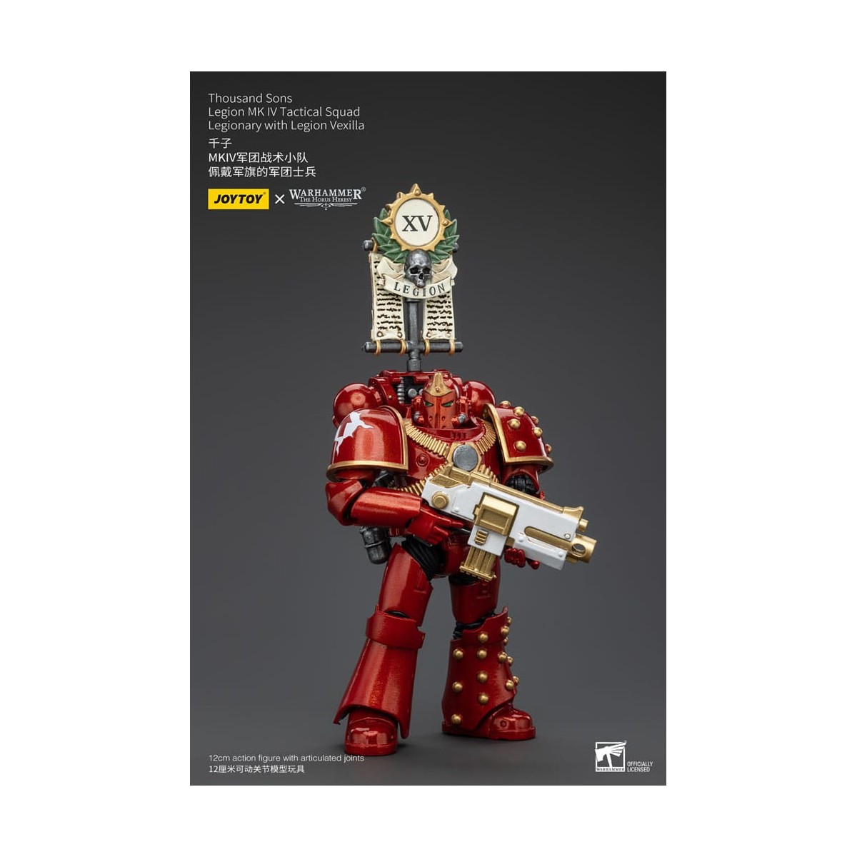 JoyToy Space Marines - Thousand sons - Legione MK IV Squadra tattica Legionaria con Legione Vexilla