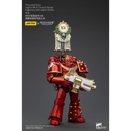 JoyToy Space Marines - Thousand sons - Legione MK IV Squadra tattica Legionaria con Legione Vexilla