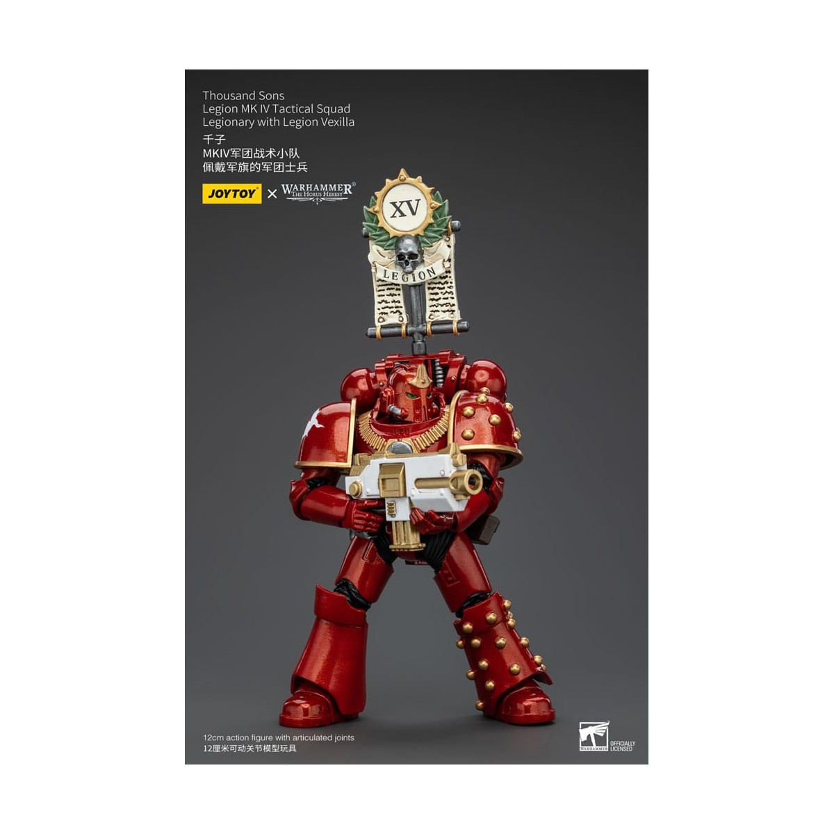 JoyToy Space Marines - Thousand sons - Legione MK IV Squadra tattica Legionaria con Legione Vexilla