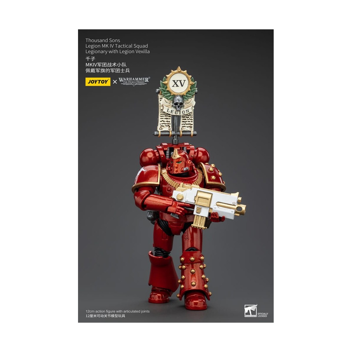 JoyToy Space Marines - Thousand sons - Legione MK IV Squadra tattica Legionaria con Legione Vexilla