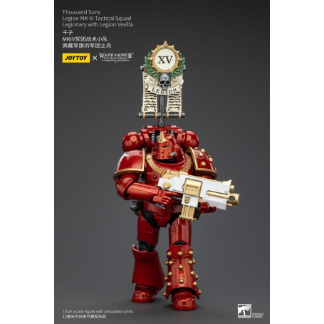JoyToy Space Marines - Thousand sons - Legione MK IV Squadra tattica Legionaria con Legione Vexilla
