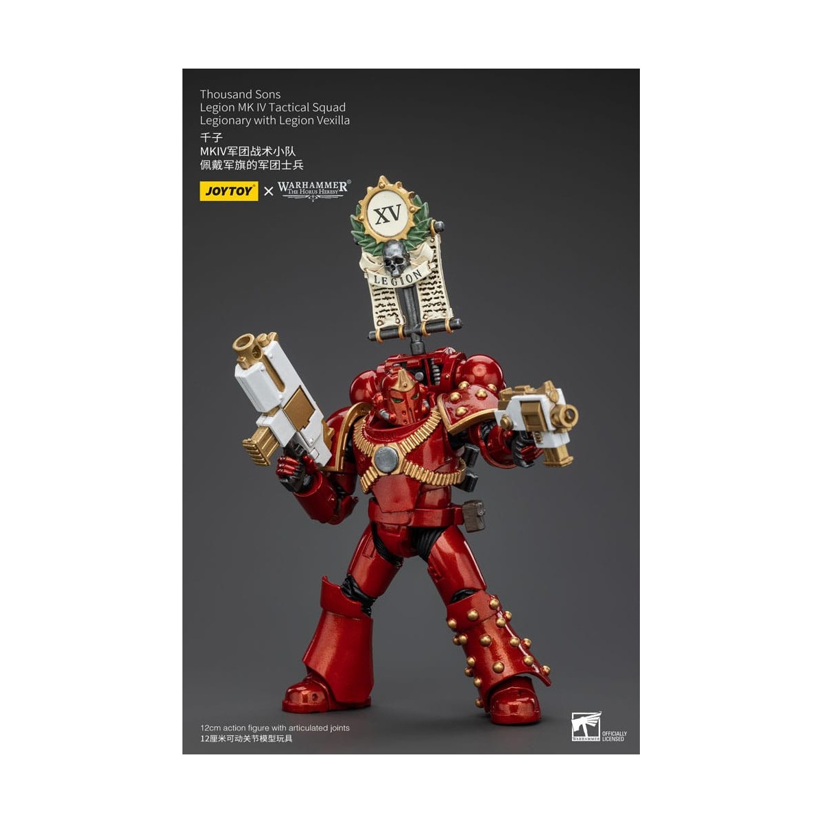 JoyToy Space Marines - Thousand sons - Legione MK IV Squadra tattica Legionaria con Legione Vexilla