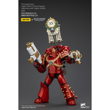 JoyToy Space Marines - Thousand sons - Legione MK IV Squadra tattica Legionaria con Legione Vexilla