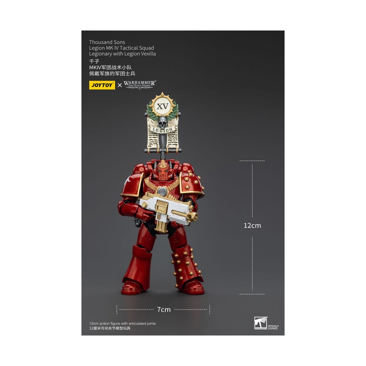 JoyToy Space Marines - Thousand sons - Legione MK IV Squadra tattica Legionaria con Legione Vexilla
