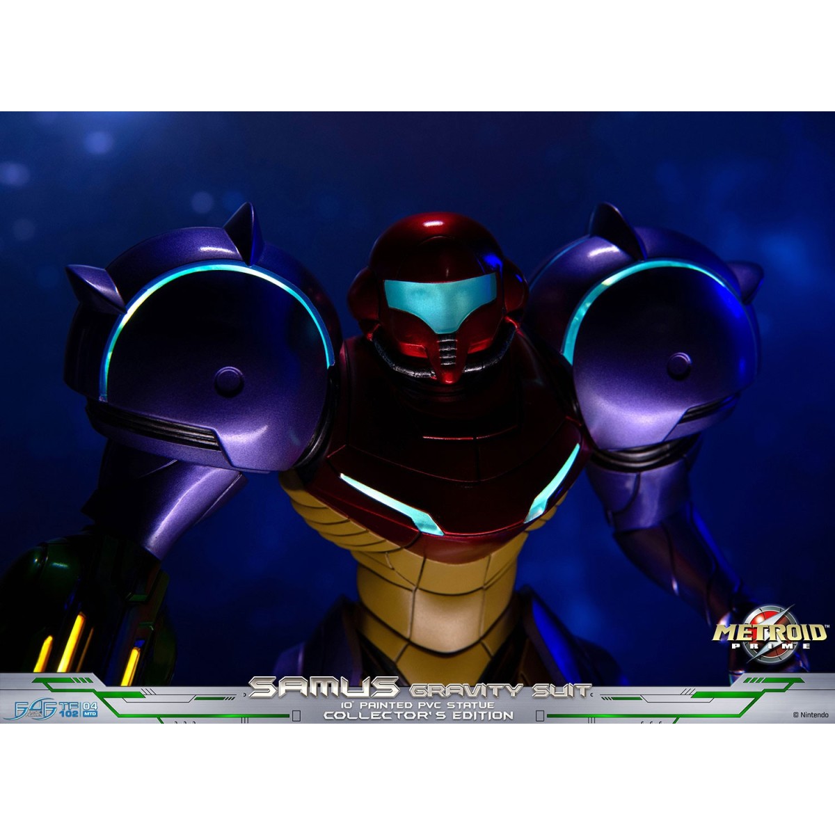 First 4 Figures - Metroid - Statua in PVC di SAMUS GRAVITY SUIT in edizione da collezione
