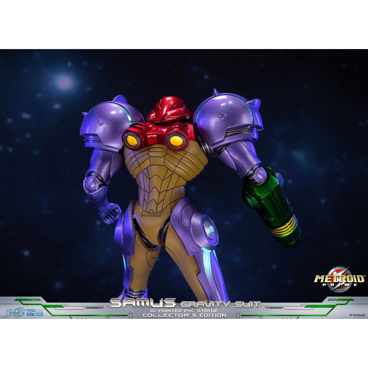 First 4 Figures - Metroid - Statua in PVC di SAMUS GRAVITY SUIT in edizione da collezione