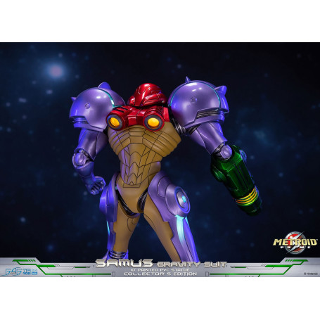 First 4 Figures - Metroid - Statua in PVC di SAMUS GRAVITY SUIT in edizione da collezione