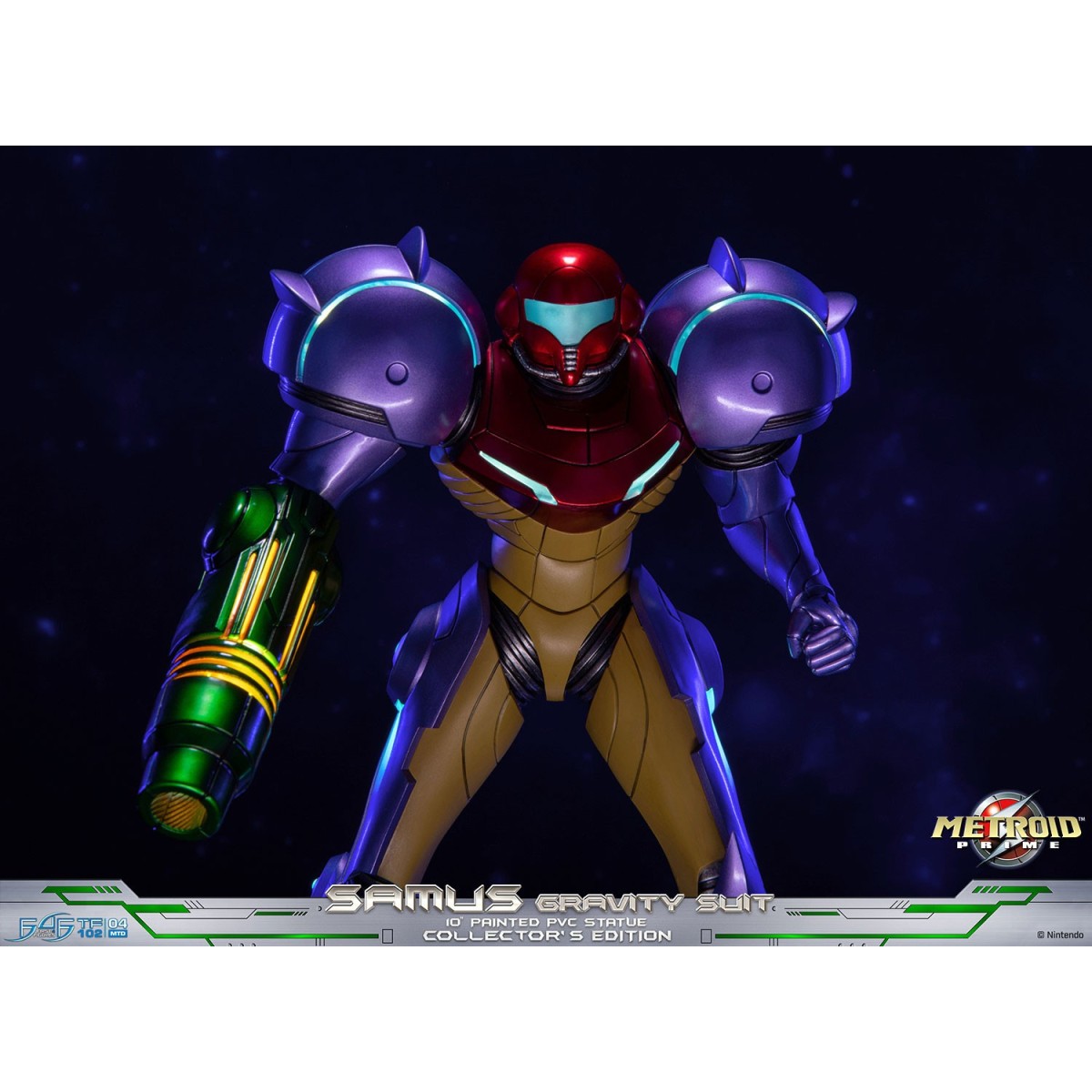 First 4 Figures - Metroid - Statua in PVC di SAMUS GRAVITY SUIT in edizione da collezione