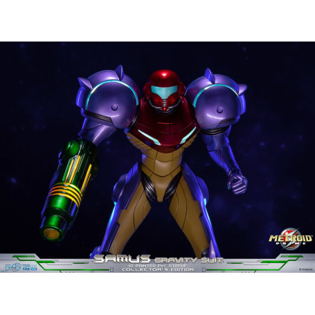 First 4 Figures - Metroid - Statua in PVC di SAMUS GRAVITY SUIT in edizione da collezione