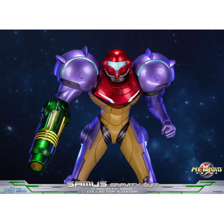 First 4 Figures - Metroid - Statua in PVC di SAMUS GRAVITY SUIT in edizione da collezione
