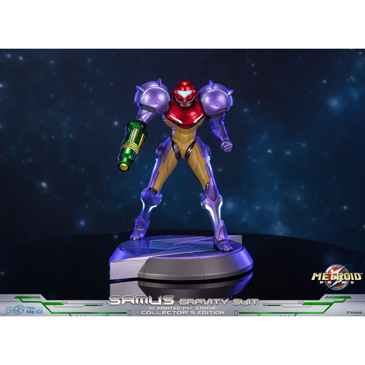 First 4 Figures - Metroid - Statua in PVC di SAMUS GRAVITY SUIT in edizione da collezione