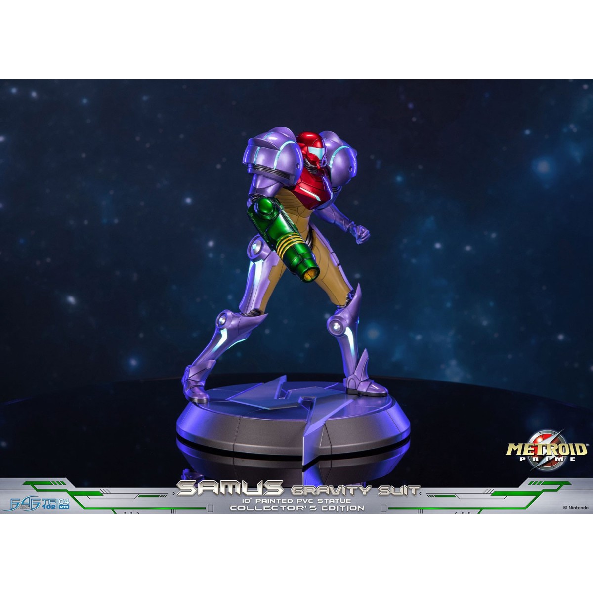First 4 Figures - Metroid - Statua in PVC di SAMUS GRAVITY SUIT in edizione da collezione