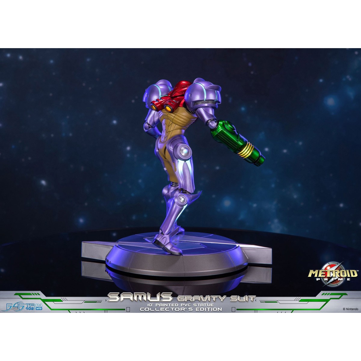 First 4 Figures - Metroid - Statua in PVC di SAMUS GRAVITY SUIT in edizione da collezione