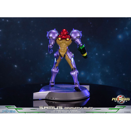 First 4 Figures - Metroid - Statua in PVC di SAMUS GRAVITY SUIT in edizione da collezione