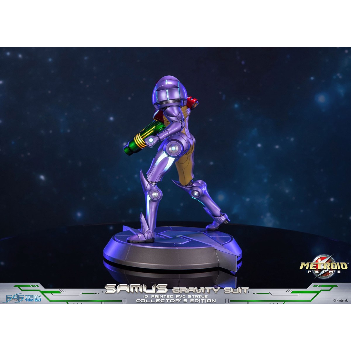 First 4 Figures - Metroid - Statua in PVC di SAMUS GRAVITY SUIT in edizione da collezione