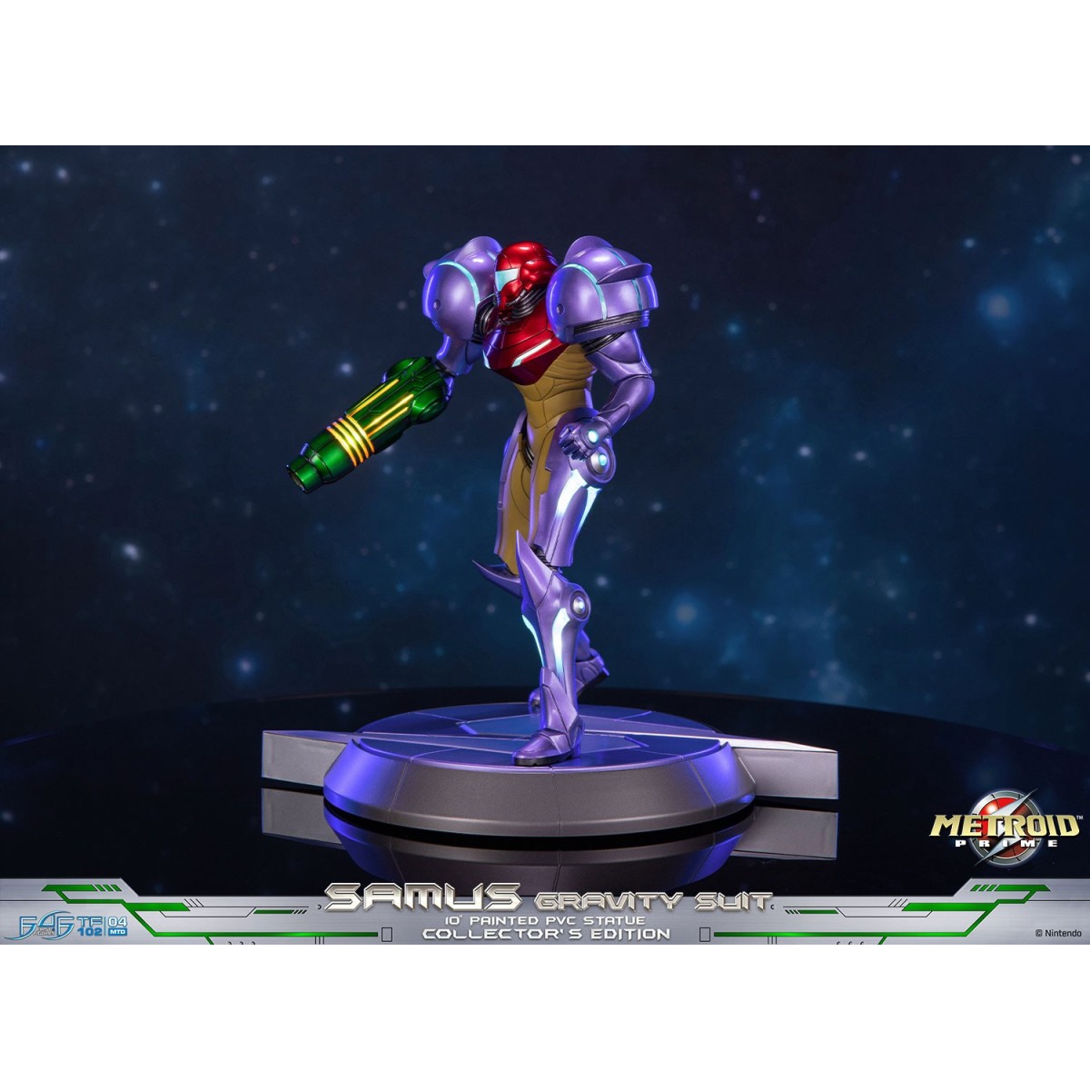 First 4 Figures - Metroid - Statua in PVC di SAMUS GRAVITY SUIT in edizione da collezione