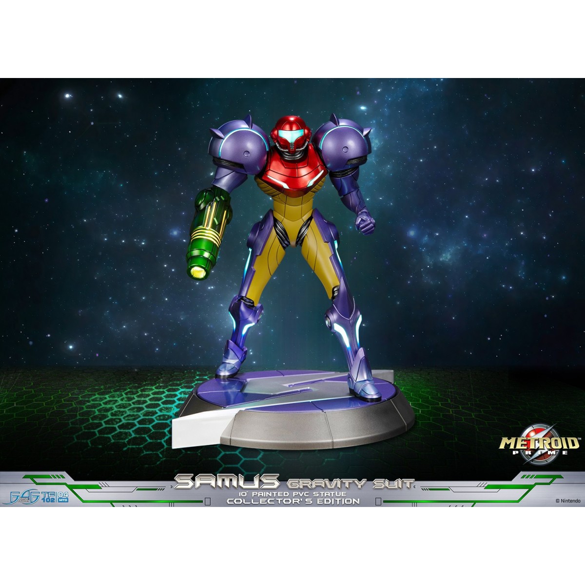 First 4 Figures - Metroid - Statua in PVC di SAMUS GRAVITY SUIT in edizione da collezione