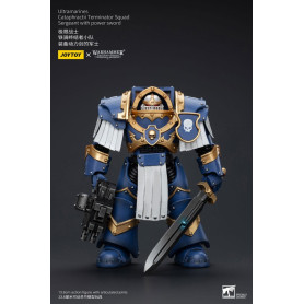 JoyToy - Space Marine - Ultramarines - Squadra Cataphractii Terminator - Sergente con spada di potere 1/18