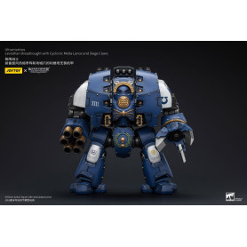 JoyToy - Space Marine - Ultramarines - Leviathan Dreadnought con lancia melta ciclonica e artigli d'assedio 1/18