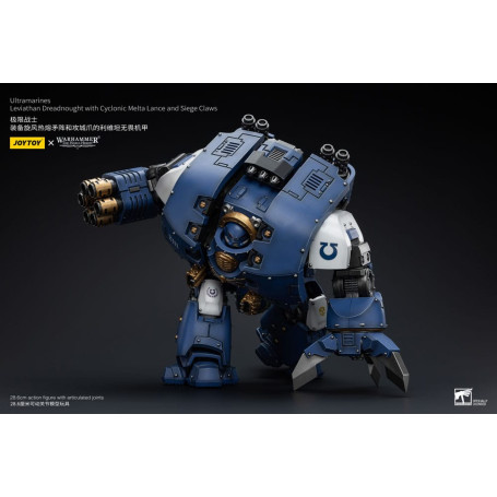 JoyToy - Space Marine - Ultramarines - Leviathan Dreadnought con lancia melta ciclonica e artigli d'assedio 1/18