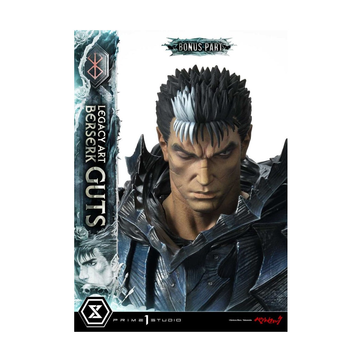 Prime 1 Studio Berserk - Kentaro Miura Legacy Art Berserker GUTS Versione Bonus Statua in scala 1/6