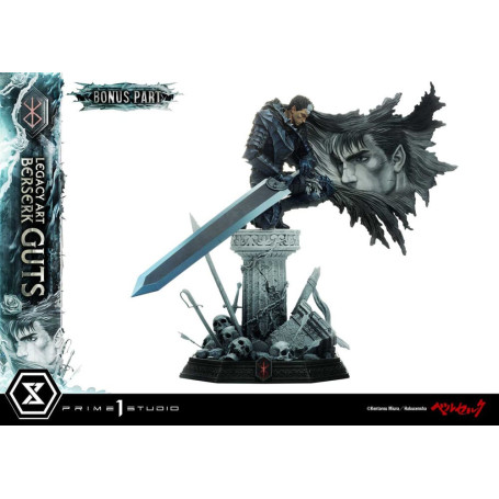 Prime 1 Studio Berserk - Kentaro Miura Legacy Art Berserker GUTS Versione Bonus Statua in scala 1/6