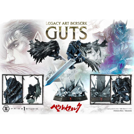 Prime 1 Studio Berserk - Kentaro Miura Legacy Art Berserker GUTS Versione Bonus Statua in scala 1/6