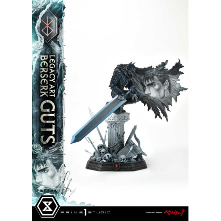 Prime 1 Studio Berserk - Kentaro Miura Legacy Art Berserker GUTS Versione Bonus Statua in scala 1/6