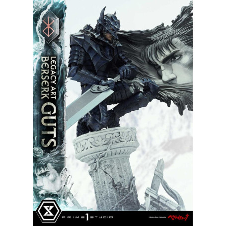 Prime 1 Studio Berserk - Kentaro Miura Legacy Art Berserker GUTS Versione Bonus Statua in scala 1/6