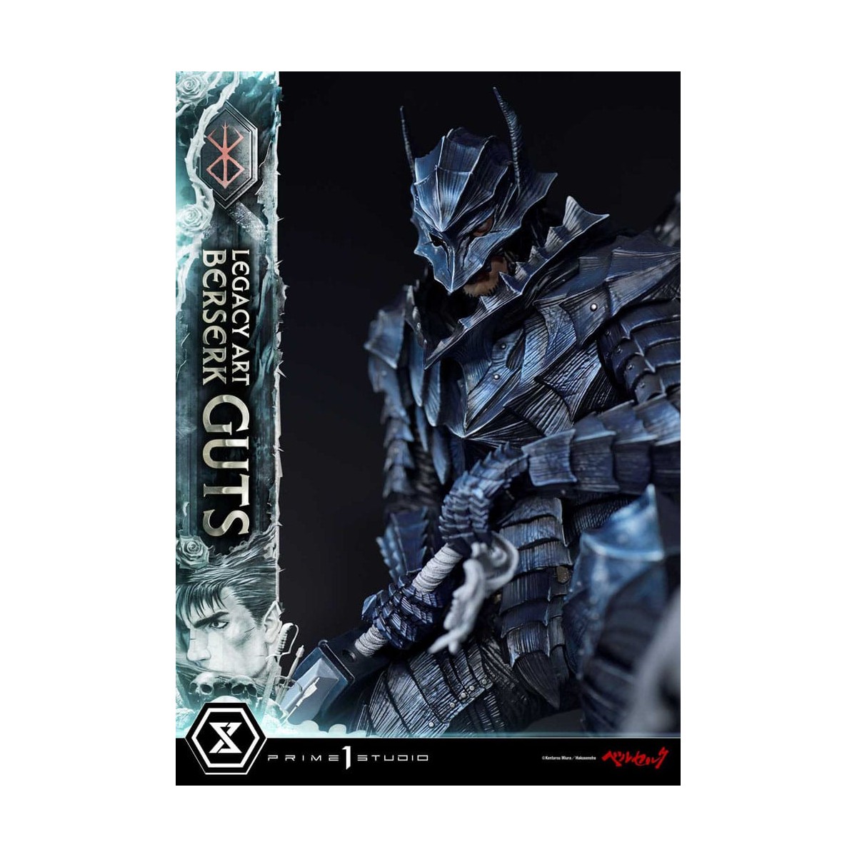 Prime 1 Studio Berserk - Kentaro Miura Legacy Art Berserker GUTS Versione Bonus Statua in scala 1/6
