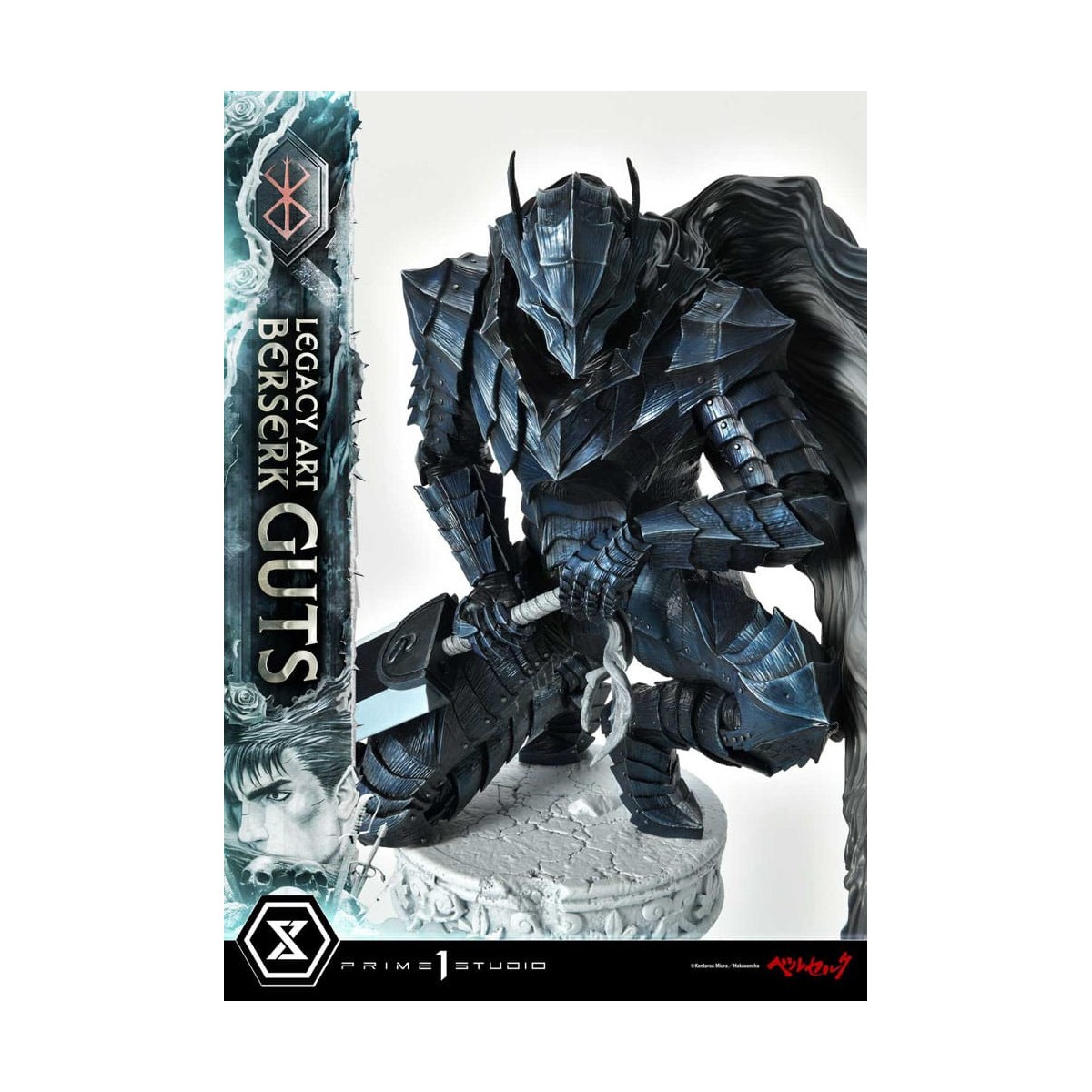 Prime 1 Studio Berserk - Kentaro Miura Legacy Art Berserker GUTS Versione Bonus Statua in scala 1/6