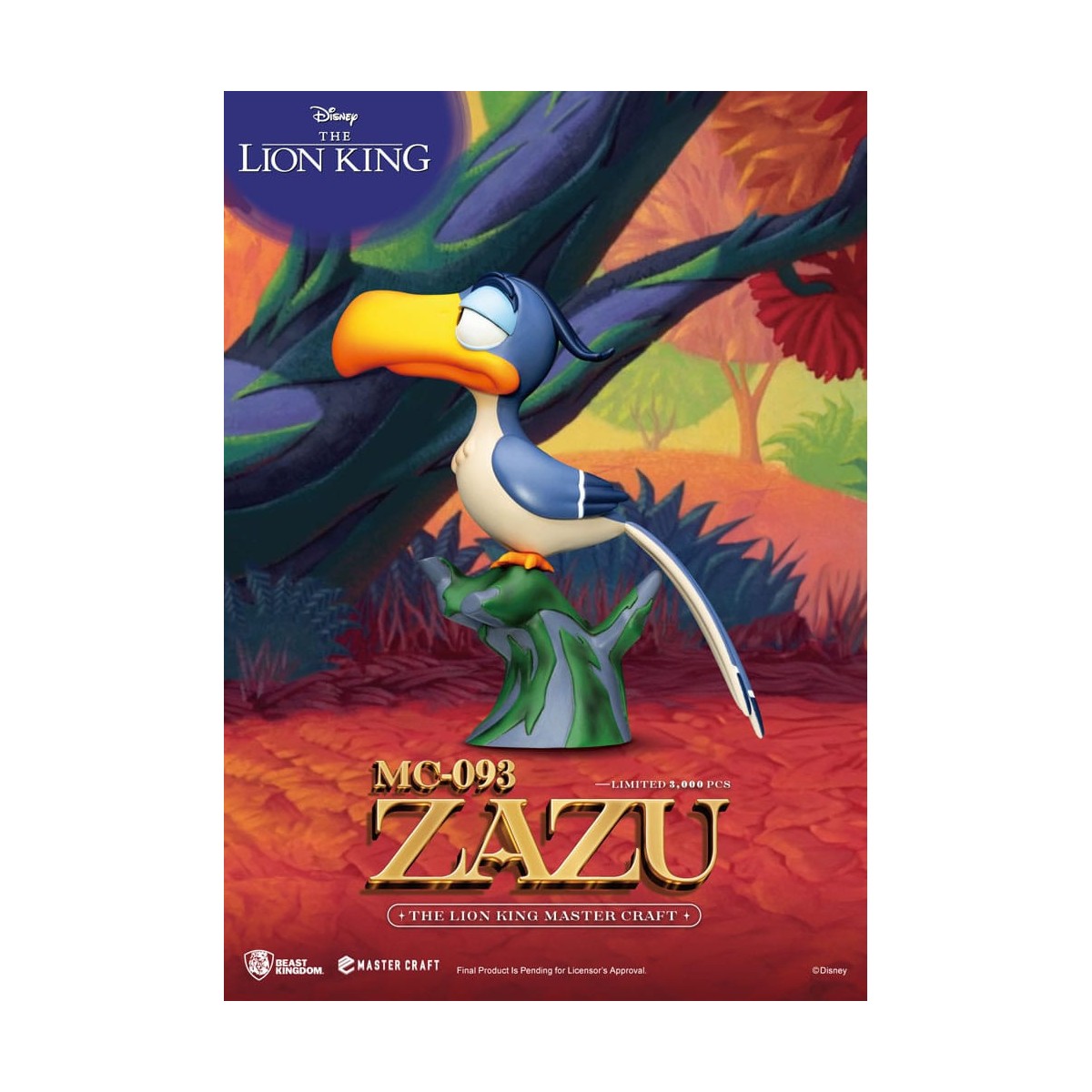 Disney - Bestia Regno Master Craft Zazu - Il Re Leone