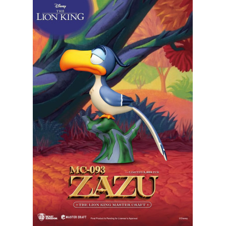 Disney - Bestia Regno Master Craft Zazu - Il Re Leone