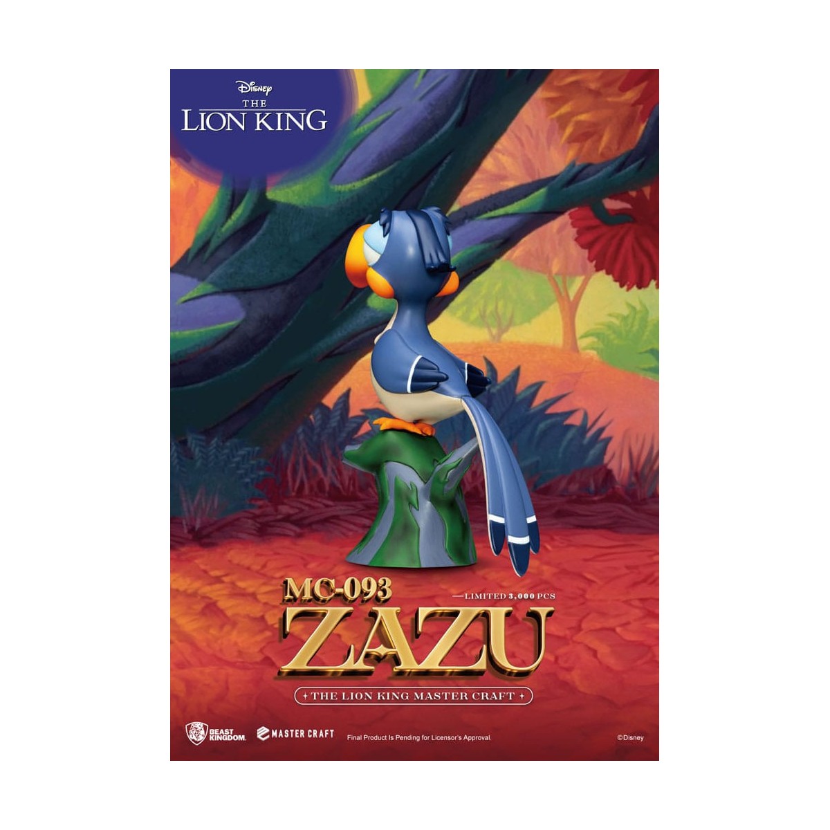 Disney - Bestia Regno Master Craft Zazu - Il Re Leone