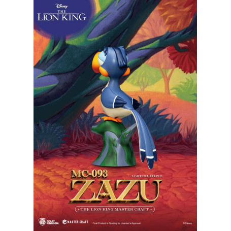 Disney - Bestia Regno Master Craft Zazu - Il Re Leone