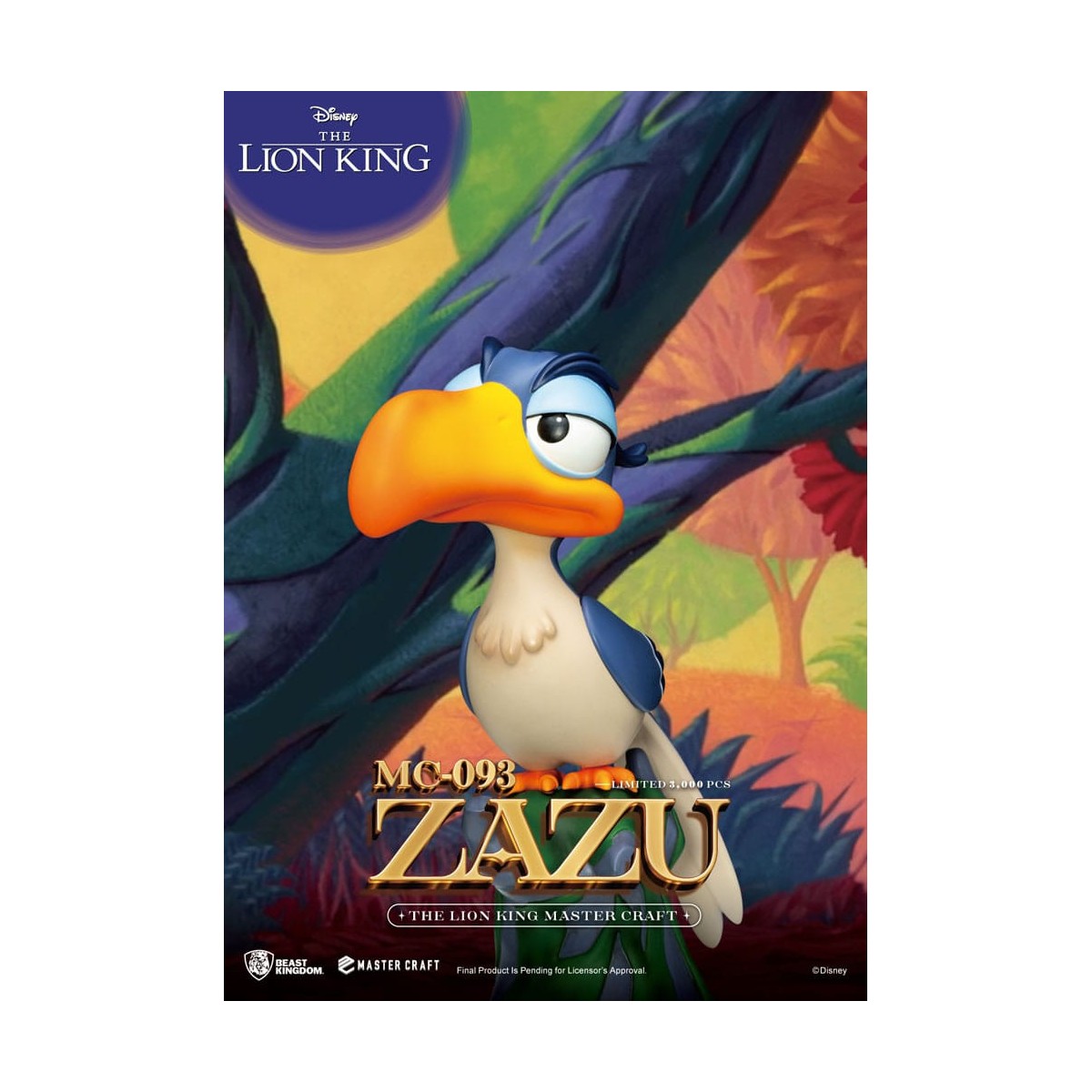Disney - Bestia Regno Master Craft Zazu - Il Re Leone