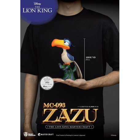 Disney - Bestia Regno Master Craft Zazu - Il Re Leone