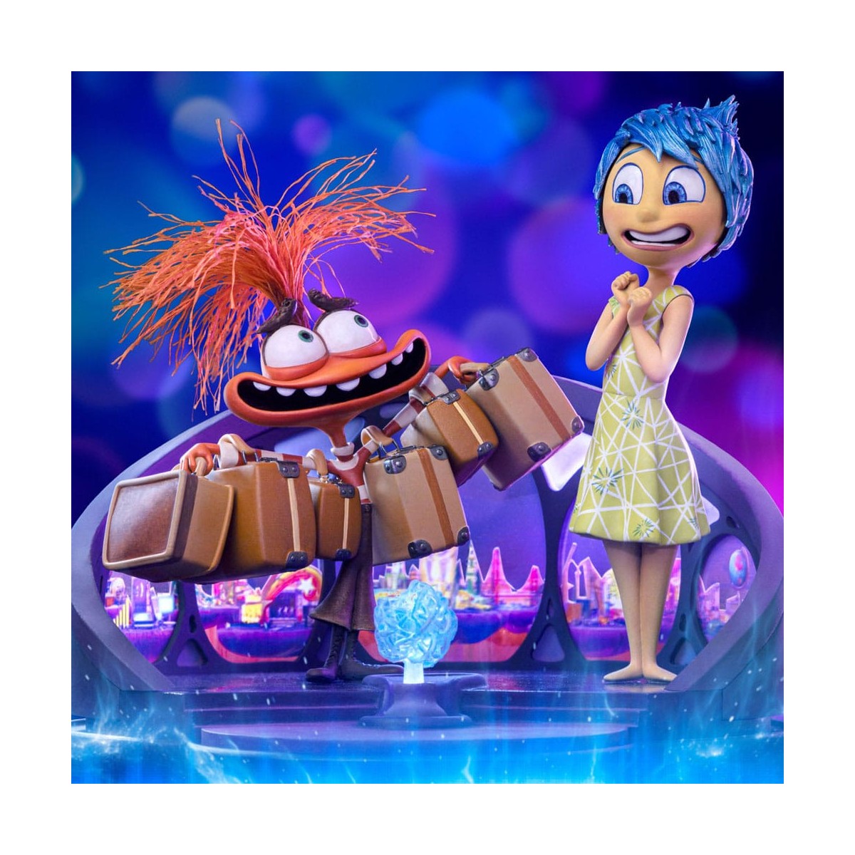 Iron Studios - Disney Pixar - Scala artistica Deluxe Gioia e Ansia 1/10 - Viceversa 2