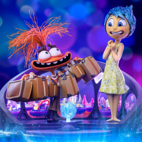 Iron Studios - Disney Pixar - Scala artistica Deluxe Gioia e Ansia 1/10 - Viceversa 2