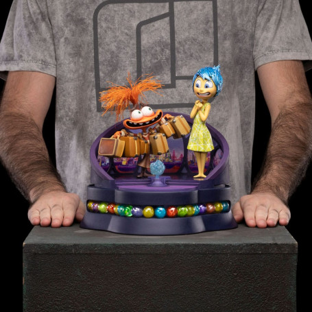 Iron Studios - Disney Pixar - Scala artistica Deluxe Gioia e Ansia 1/10 - Viceversa 2
