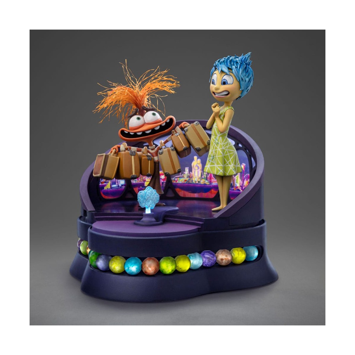 Iron Studios - Disney Pixar - Scala artistica Deluxe Gioia e Ansia 1/10 - Viceversa 2