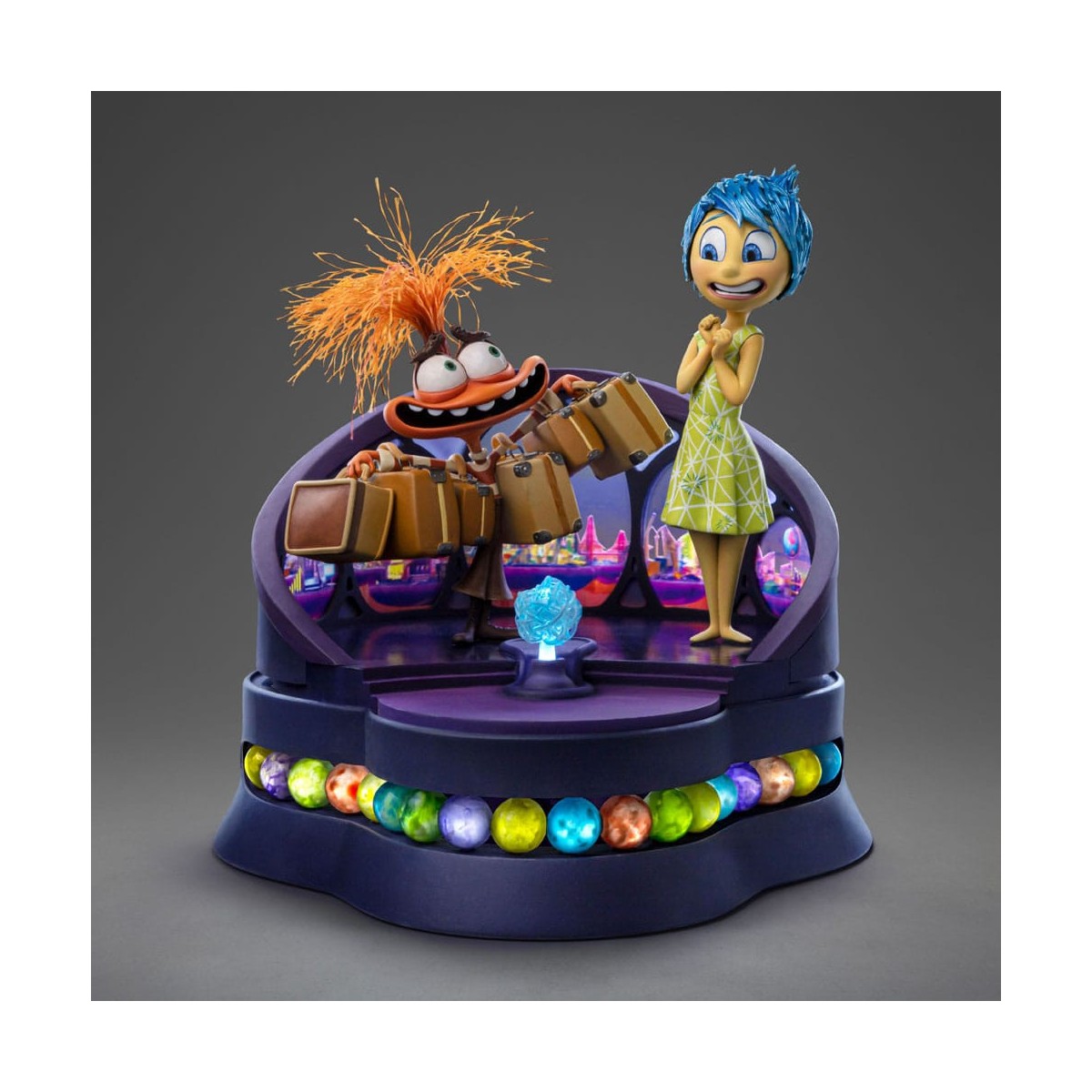 Iron Studios - Disney Pixar - Scala artistica Deluxe Gioia e Ansia 1/10 - Viceversa 2