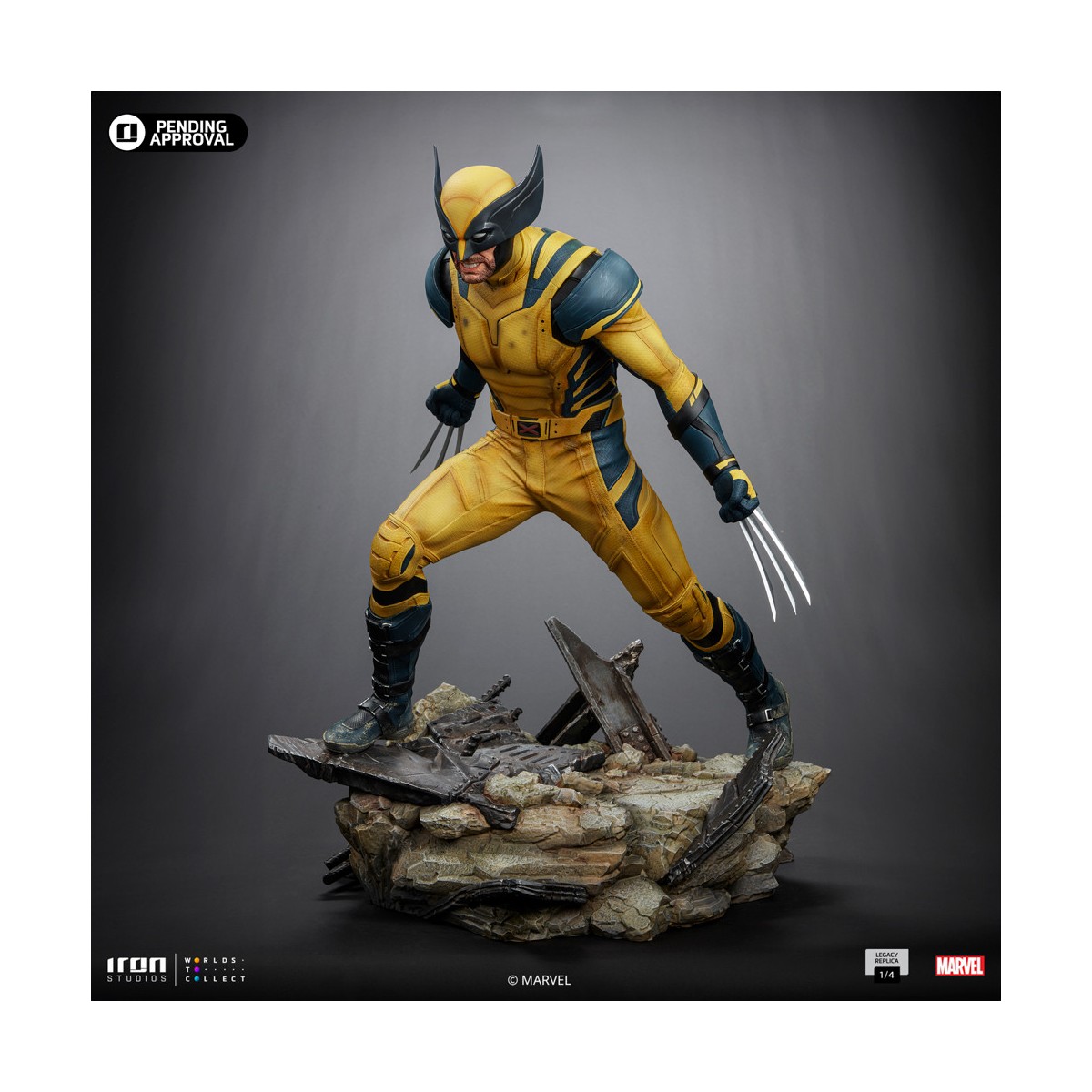 Iron Studios Marvel - Wolverine Legacy Replica 1/4 - Deadpool & Wolverine