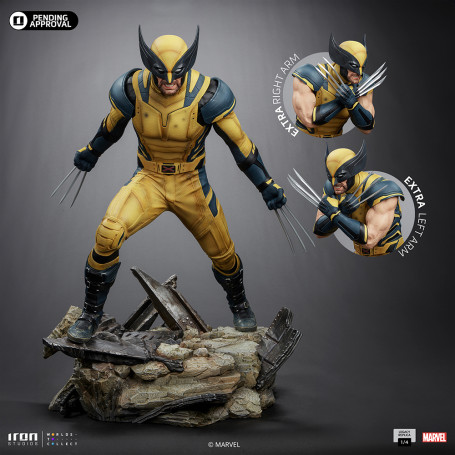 Iron Studios Marvel - Wolverine Legacy Replica 1/4 - Deadpool & Wolverine