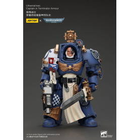 JoyToy - Space Marine - Ultramarines - Capitano Ultramarines in armatura Terminator 1/18