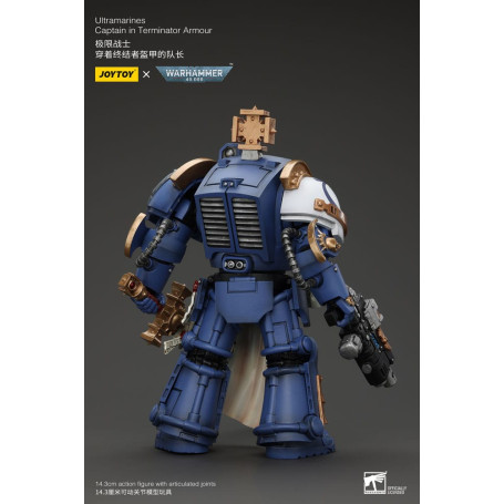 JoyToy - Space Marine - Ultramarines - Capitano Ultramarines in armatura Terminator 1/18