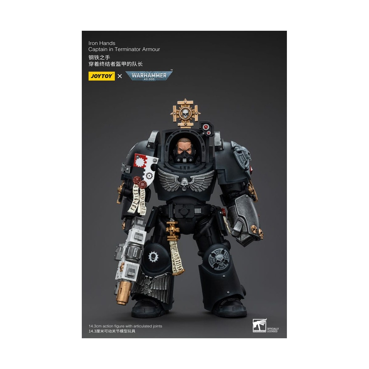 JoyToy Space Marine - Mani di ferro - Capitano in armatura Terminator - Warhammer 40K
